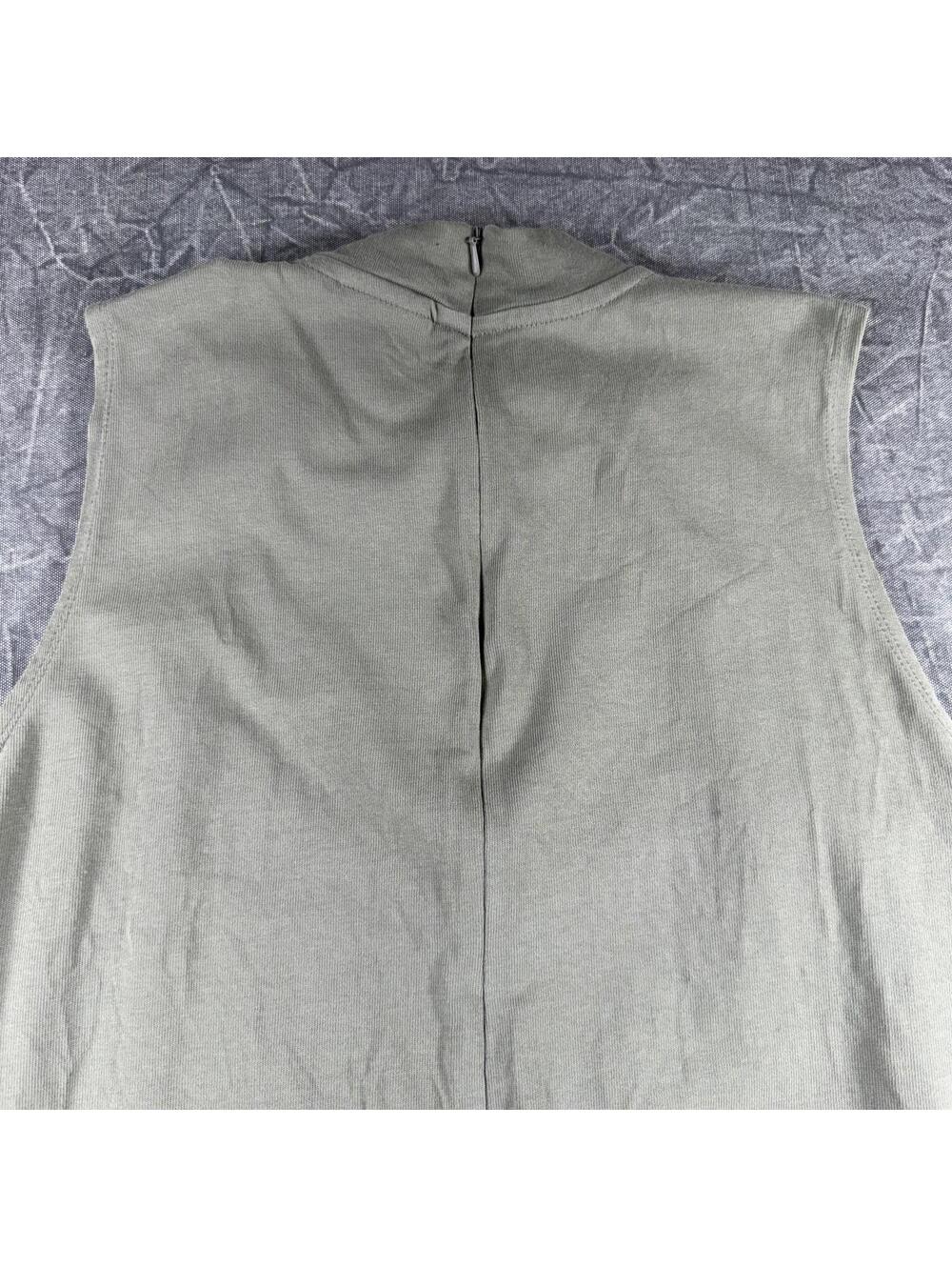 Nike Dress Women's L Green Sage Mock Neck Sleeveless - Picture 7 of 9